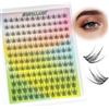 Obeyalash Wispy Ciglia Finte Ciuffetti Manga Extension Ciglia 144pcs Natural Cluster Lashes C Curl Natural Individual Lashes 10-13mm Lash Clusters Anime Lashes Individual Eyelashes Clusters by Obeyalash