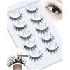 Obeyalash Manga Lashes Ciglissime Press E Go Wispy Ciglia Autoadesive Riutilizzabile Aspetto Naturale Non è Necessaria La Colla C Curl Diy Ciglia Extension at Home by Obeyalash (F11)