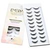 EMEDA Ciglia Finte 10 Stile, Ciglia Finte Naturali 10 Paia, 3D Ciglia Morbide e Morbide, Ciglia Di Gatto, Natural False Eyelashes, 100% Handmade Fake Lashes (SP65)