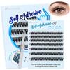Obeyalash Ciglia Finte Ciuffetti Self Adhesive 50D Cluster Eyelashes Ciuffetti Extension Ciglia D Curl Ciglia Extension Lash Extension by Obeyalash (50D D Curl 8-14mix)