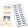 EMEDA Ciglia Finte Naturali 10 Paia, Ciglia Finte 10 Stile, Ciglia Di Gatto ciglia drammatiche per il trucco, ciglia dall'aspetto naturale, natural false lashes fale eyelashes (SP27)