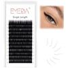 EMEDA Estensioni per ciglia L Curl 10mm 0,07mm Eyelash Extensions One By One occhio di gatto styling occhi di volpe ciglia Estensioni Effetti eyeliner L Curl extension per ciglia (0.07-L-10mm)