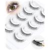 Obeyalash Ciglissime Press E Go Ciglissime Press E Go Kit Autoadesive Self Adhesive Eyelashes Natural Look 10mm Self Adhesive Lashes Wispy Preglued Eye Lashes Comfortable for All-Day Wear (L08)