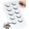 Obeyalash Manga Ciglissime Press E Go Autoadesive Ciglia Finte Senza Colla Aspetto Naturale Pre Glued Eyelashes Press On Lashes Glueless Lashes Morbido E Confortevole Fai Da Te In Casa by Obeyalash (812)