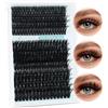 Obeyalash 275Pcs Fluffy Ciglia Finte Ciuffetti 60D+80D+100D Extension Ciglia Ciuffetti D Curl Lash Extension Volume 10-18mm DIY by Obeyalash