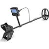 Outsunny Metal Detector Professionale con 5 Modalità, schermo LCD e allarme audio, Asta regolabile e braccio ergonomica, Grigio scuro | Aosom Italy