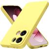 Byvuwiay Cover per Oppo Reno13 Pro 5G/ Reno 13 Pro 5G, Morbida Silicone Liquida TPU Protettivo Ultra Slim Custodia Antiurto - Giallo