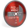 Montolit Disco diamantato Montolit Ø230 MM Red Line Turmont TBH230P Turbo per calcestruzzo e granito