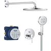 GROHE SET DOCCIA GROHE RAINSHOWER ESSENCE 25287000 310 MONO CROMATO LUCIDO