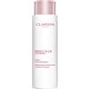 Clarins Bright Plus Advanced Lotion Éclat Hydratante 200 ml Essenza idratante e tonificante con estratto di tè viola, niacinamide e degli estratti vegetali