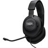 JBL Quantum 100M2 Cuffie Gaming Over Ear con Filo, JBL QuantumSOUND Signature e Jack per Cuffie da 3,5 mm, Compatibilità Multi-Platform, Microfono Rimovibile, Opzione Mute, Nero