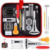 XOOL Kit di Riparazione Orologi da 151 Pezzi, Include Apricasse Regolabile, Punzone per Cinturini, Strumento per Barre a Molla, Rimuovi Maglie, Pinzette e Altro