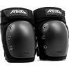 Rekd Ramp Knee Pads Black M, Impact Resistant Heavy Duty Neoprene Pads for Action Sports, Adjustable Straps, Breathable Material, Shock Absorption, Unique Ergonomic Fit for Comfort and Safety