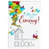 bsb Biglietto di auguri per trasloco Hier wohnt das Glück