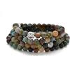 Self-Discovery Mala Buddha Charm Meditazione Gioiello di 108 Mala Preghiera Bracciale o Collana (Agata indiana (Indian Agate))
