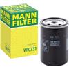 Mann Filter MANN-FILTER, WK 731 Filtro carburante | Per Off-Highway, Protezione alimentazione, Protezione iniettori, Carburante pulito, Qualità originale OE