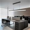 Mikeru Lampada a Sospensione Moderna a LED Dimmerabile 100cm Illuminazione a Isola Della Cucina Con 3000/4500/6000k 3 Colori 10% Luminosità Regolabile Con Telecomando per Sala Da Pranzo