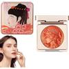 Diyxisk Blush Polvere Arancia in Rilievo Blush in Polvere, L'ultimo Leggero Fard Viso 6g Fard Illuminante Viso, Luminosità Naturale Fard Waterproof Trucco Viso a Lunga Tenuta