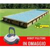 Piscina in legno 500 x 1100 m rettangolare Linea 1100 Ubbink