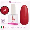 TUTTOPERLESTETICA Semipermanente colore rosso roseo N 110 da 12 ML - Hema e TPO Free