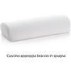 XANITALIA Cuscino appoggia braccio in spugna bianco