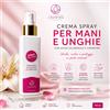 TUTTOPERLESTETICA Spray per mani e unghie profumatissimo con Acido Ialuronico e Cheratina