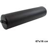 Cuscino Posturale Cilindrico per Massaggiatori e Fisioterapisti - Rivestimento in PU Nero