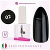 TUTTOPERLESTETICA Semipermanente colore N 2 - nero | 12 ML - Hema e TPO Free