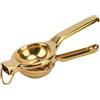 HWGING Squille di Limone Manico Lungo Spremuto Manuale, Spremere Facilmente Limone, Lime, Agrumi per la (Oro)