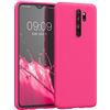 kwmobile Custodia Compatibile con Xiaomi Redmi Note 8 Pro Cover - Back Case per Smartphone in Silicone TPU - Protezione Gommata - rosa shocking