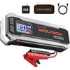 WOLFBOX Booster Avviamento Auto, 4000A Avviatore Emergenza per auto/moto(10L Ben