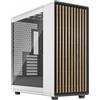 Fractal Design Case PC North XL Chalk White TG Clear Midi Tower Bianco