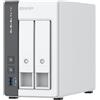 QNAP NAS Server TS-216G Tower 4 GB HDD Bianco per Grandi Aziende