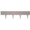 Prosperplast Bordo giardino Aiuola Montaggio Facile Reststente ai UV Diversi Colori (Grigio)