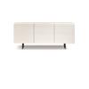 Capodarte Madia in legno 180 cm 3 ante Bianco - ARISA 2 piedini