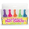 LITTLE GENIE PRODUCTIONS Candeline a Forma di Pene Rainbow