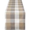DII 100% cotone da tavolo, pietra, runner da tavolo, 14x108