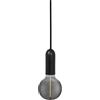 OSRAM Vintage 1906® Pendulum ROUND E27, nero, max. 25W (LED 15W), attacco E27, portalampada a sospensione per interni, rosone tondo, abbinabile a lampade 1906 Vintage o smart