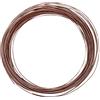 Vaessen Creative Filo di Ferro Modellabile da 15 m x 0,8 mm Chocolate (Marrone) - Filo Flessibile per Creazioni Floreali, Realizzazione di Gioielli e Modellismo