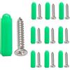 Ctyjia Set di viti e tasselli, M3,5 x 25 mm, bulloni a vite per fissaggio a parete, 10 viti per montaggio a parete, viti Phillips e tasselli, per scaffali, partizioni