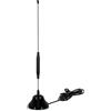 TechniSat DIGIFLEX TT6 - Antenna passiva per Camera DVB-T2/DAB+/FM (Protezione IP20, connettore IEC, impedenza 75 Ohm), Colore: Nero