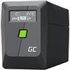 Green Cell PowerProof Gruppo di Continuità UPS 850VA/480W con Display LCD, Onda Sinusoidale Modificata, Batteria 12V 9Ah, Protezione Sovratensioni, Backup Energia, USB/RJ45, 2 Prese Schuko