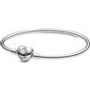 PANDORA Icons Bracciale in argento con chiusura a forma di cuore, 21