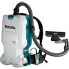 Makita Aspiratore a zaino LXT ®DVC660Z 18Vx2 - 11 kPa - 6 l fornito solo corpo macchina