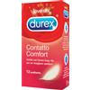 Durex Contatto Comfort Profilattici Sottili Con Forma Easy-on 12 Pezzi
