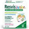 Alfasigma Resvis Junior Xr Resveratrolo E Lattoferrina Per Difese Immunitarie Bambini 12 Bustine