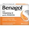 Benagol Con Vitamina C Arancia Antisettico Del Cavo Orale Azione Antiossidante 24 Pastiglie