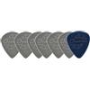 GEWA OVATION Diamond Picks Nylon Sharp Tip Plettri - Super Grip - appuntito - Set da 7 (6+1 pezzo Nylon Standard gratis) - 1,18 mm - sky gray - grigio - Made in Czech Republic