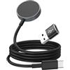 Astorgos USB-C e USB-A Supporto Magnetico per Dock di Ricarica compatibile con Samsung Galaxy Watch 8/7/Ultra/6/6 Classic/5/5 Pro/4/4 Classic/3/Active 2/FE, Cavo di Ricarica Sicuro Portatile da 3,3"