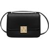 Armani Exchange Borsa a tracolla da donna, con logo dorato, colore: nero